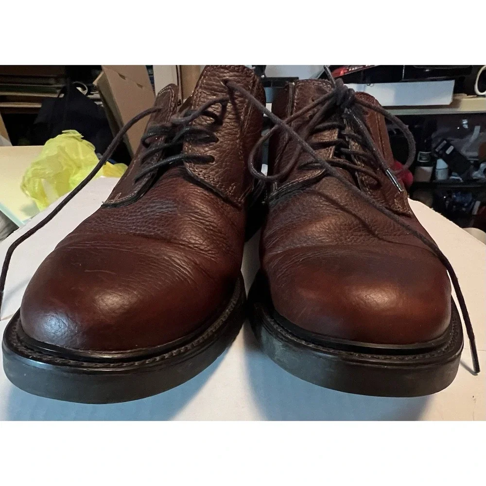 Dockers Stain Defenders Shoes 8 M Brown Leather Upper BlokeCore Dadcore